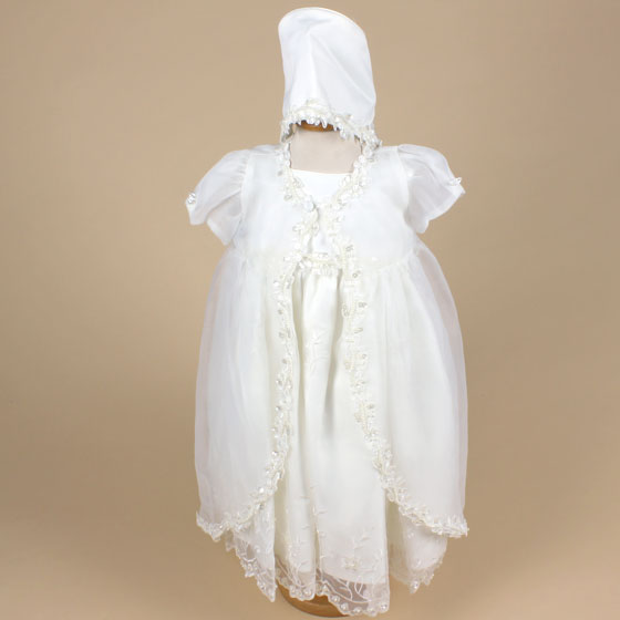 6729 Girls Christening Dress